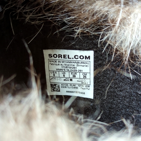 Sorel Joan Of Arctic Waterproof Suede Leather Faux Fur Trim Rubber Snow Boots 8 - Picture 15 of 16